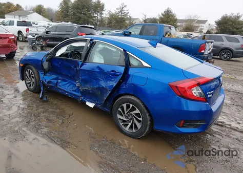 2018 Honda Civic Ex z USA, uszkodzony, nr VIN 2HGFC2F74JH561639